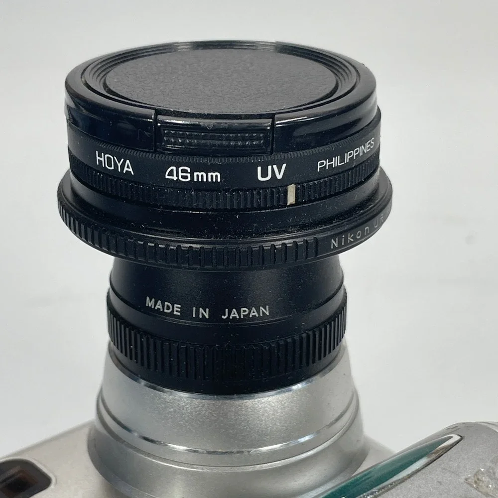 Nikon TC-E2 2X Tele Converter Lens w/ UR-E7 Adapter & Hoya 46mm UV Filter Japan